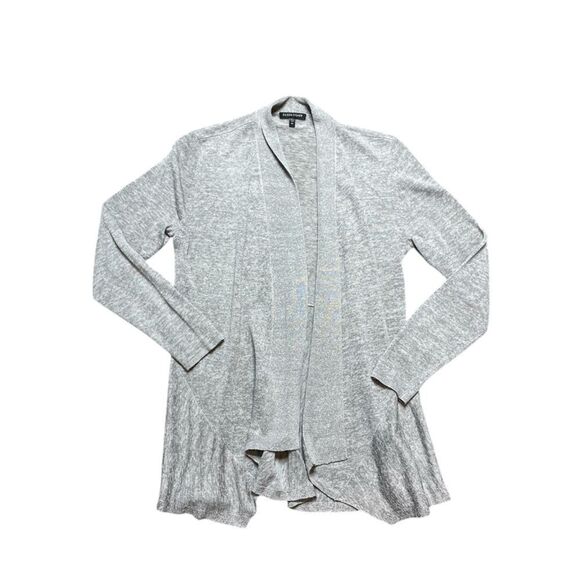 EILEEN FISHER Cardigan Sweater Gray Size XS Linen Blend - Picture 1 of 5